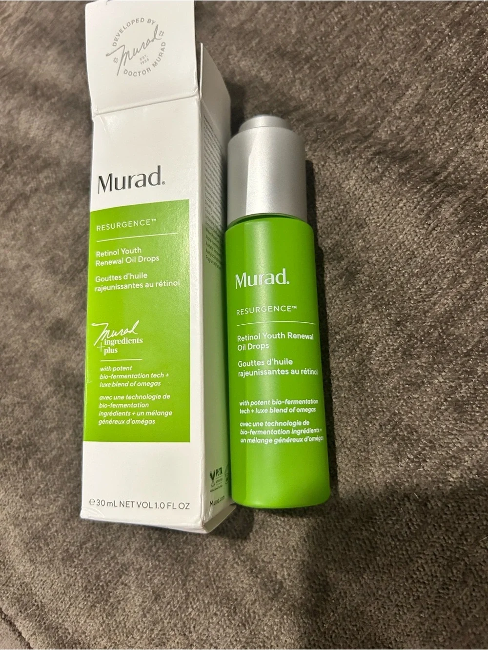 Murad Resurgence Retinol Youth Renewal Oil Drops 1.0 oz 30 mL NIB Anti-Aging